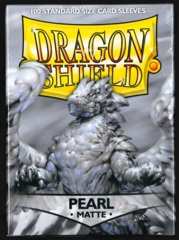 Dragon Shield Sleeves - Matte - Standard Size - Pearl - 100 count (GEN CON 2018 Exclusive)